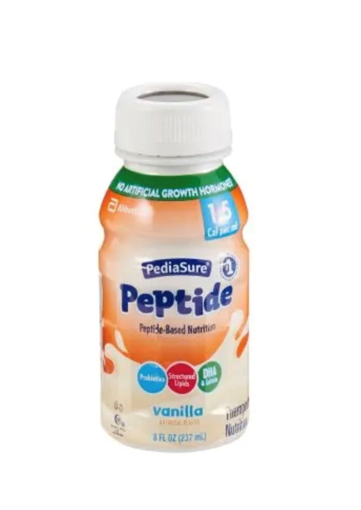 PEDIASURE PEPTIDE-BASED NUTRITION 1.5 CAL VANILLA 8 FL OZ (CASE OF 24)