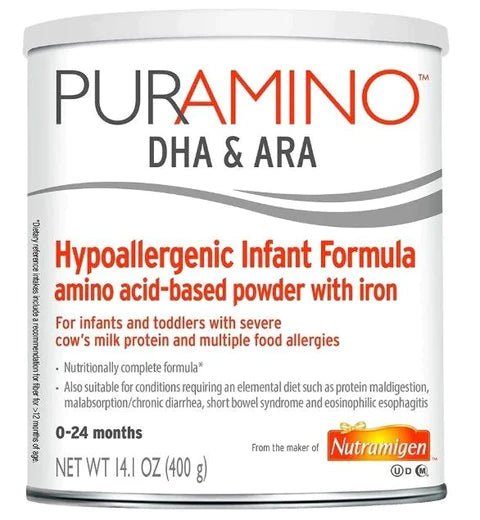 PURAMINO DHA & ARA HYPOALLERGENIC INFANT FORMULA 14.1 OZ POWDER (1 CAN)